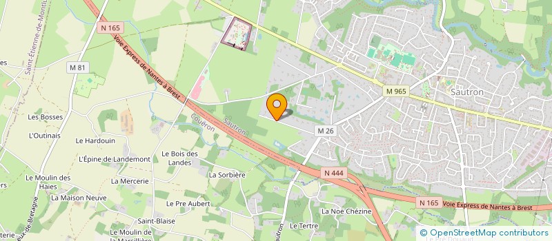 localisation de l'entreprise SCI ARAD à SAUTRON