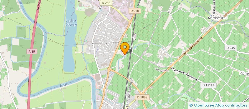 localisation de l'entreprise SCI ARADOS  LIBOURNE