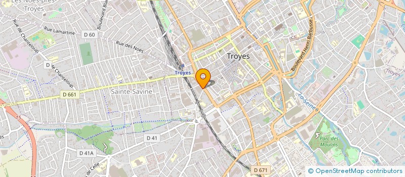 localisation de l'entreprise SCI ARAFA à TROYES
