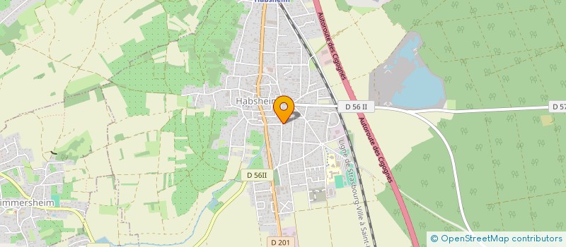 localisation de l'entreprise SCI ARAGNEL  HABSHEIM