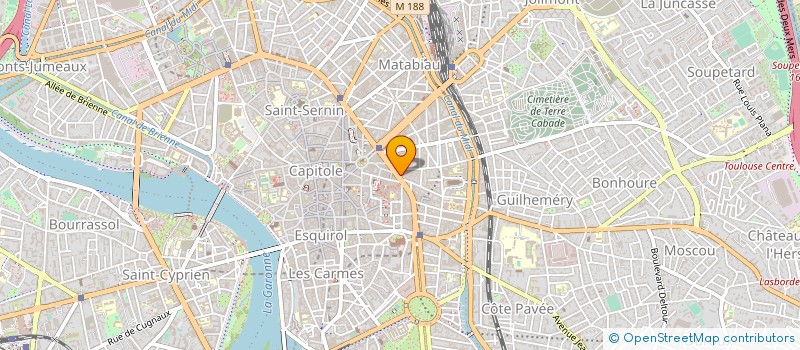 localisation de l'entreprise SCI ARAGO à TOULOUSE