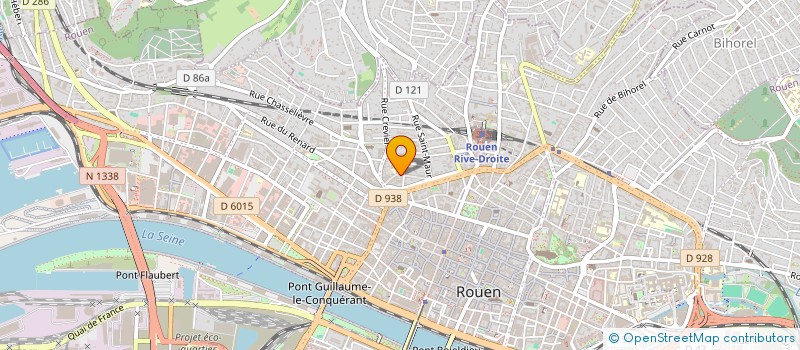 localisation de l'entreprise SCI ARAGO à ROUEN