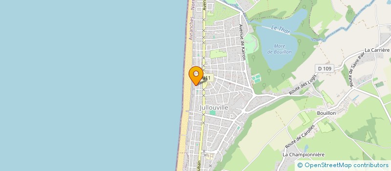 localisation de l'entreprise SCI ARAGO  JULLOUVILLE