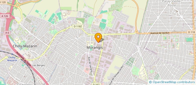localisation de l'entreprise SCI ARAGO 4  MORANGIS