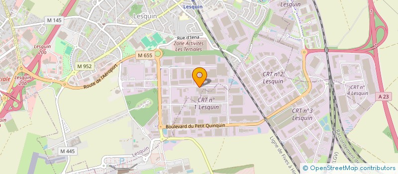 localisation de l'entreprise SCI ARAGO 52 à LESQUIN