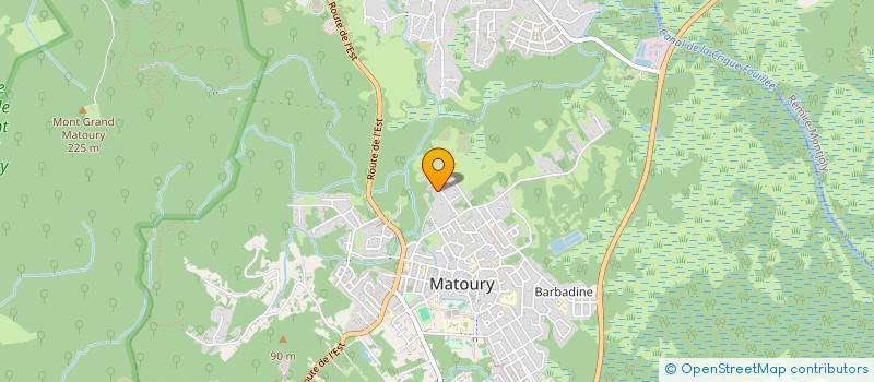 localisation de l'entreprise SCI ARAGO  MATOURY