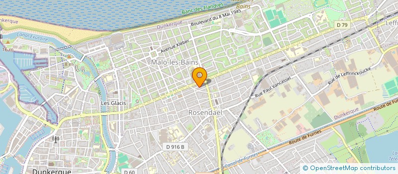 localisation de l'entreprise SCI ARAGO à DUNKERQUE