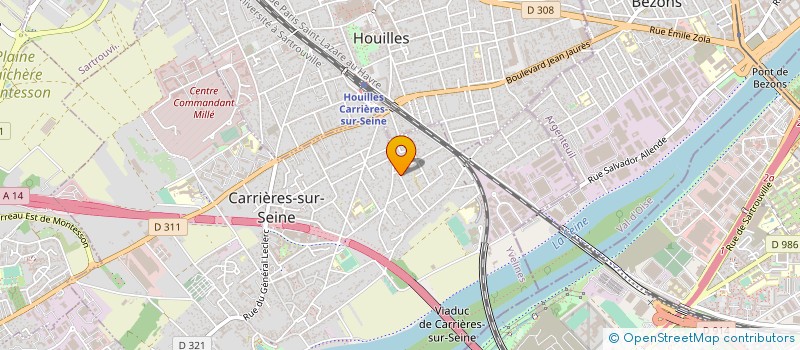 localisation de l'entreprise SCI ARAGO-MARAICHERS à CARRIERES-SUR-SEINE