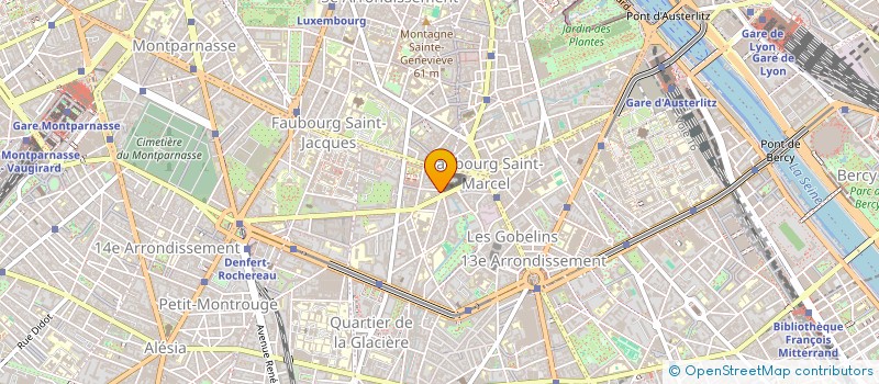 localisation de l'entreprise SCI ARAGO PASCAL à PARIS