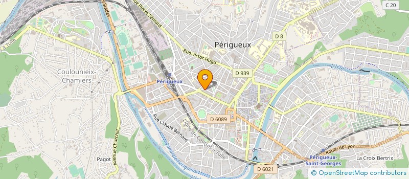 localisation de l'entreprise SCI ARAGO THIERS à PERIGUEUX