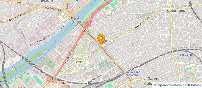 localisation de l'entreprise SCI ARAGON à COLOMBES
