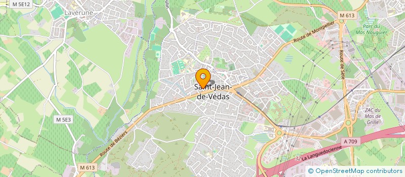 localisation de l'entreprise SCI ARAGON  SAINT-JEAN-DE-VEDAS