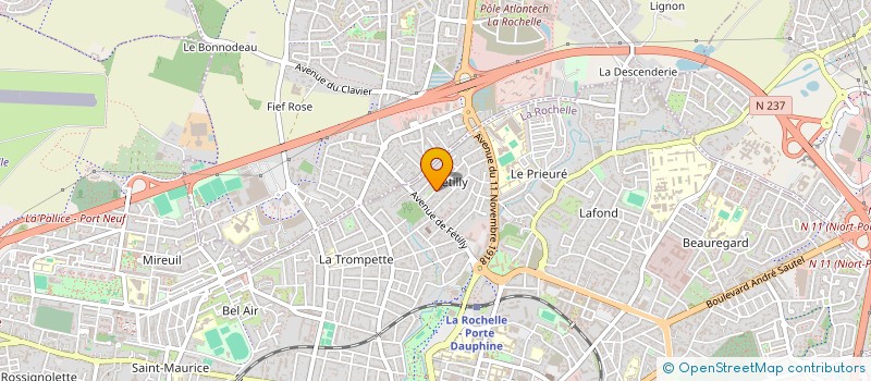 localisation de l'entreprise SCI ARAGON  LA ROCHELLE