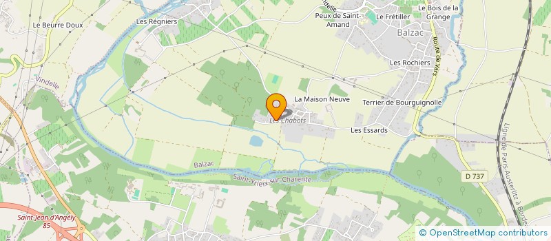 localisation de l'entreprise SCI ARAGON à BALZAC