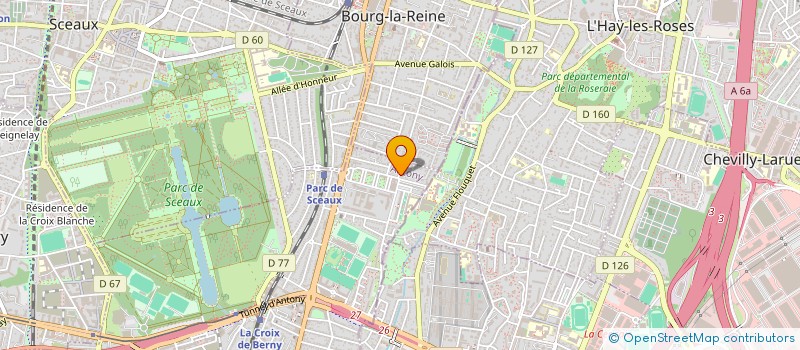 localisation de l'entreprise SCI ARAGON à ANTONY