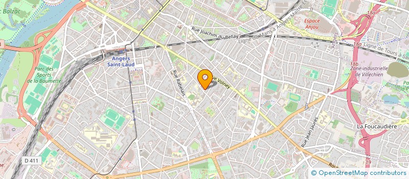 localisation de l'entreprise SCI ARAGON BCBG à ANGERS