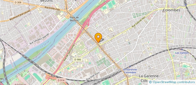 localisation de l'entreprise SCI ARAGON INVESTISSEMENT à COLOMBES