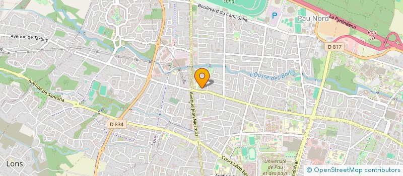 localisation de l'entreprise SCI ARAGON - SOCIETE EN LIQUIDATION à PAU