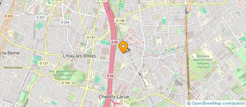 localisation de l'entreprise SCI ARAGON VILLEJUIF  L HAY LES ROSES