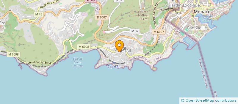 localisation de l'entreprise SCI ARAGORN 2013 à CAP-D'AIL