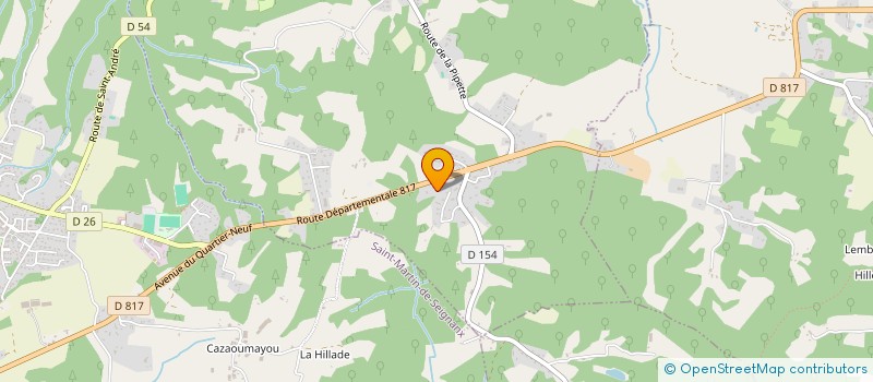 localisation de l'entreprise SCI ARAGORN  SAINT-MARTIN-DE-SEIGNANX