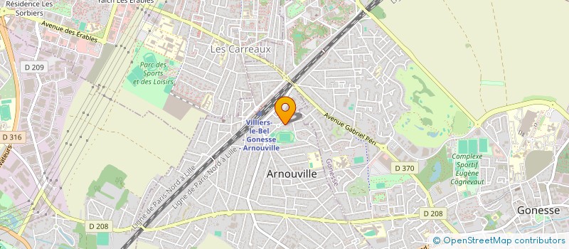 localisation de l'entreprise SCI ARAKELIAN  ARNOUVILLE