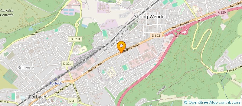 localisation de l'entreprise SCI ARAL 1  STIRING-WENDEL