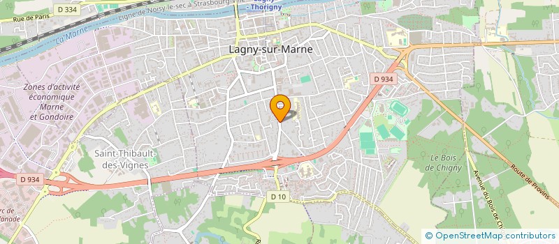 localisation de l'entreprise SCI ARAL  LAGNY-SUR-MARNE