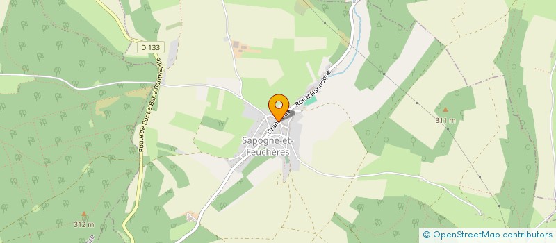 localisation de l'entreprise SCI ARALIA  SAPOGNE-ET-FEUCHERES