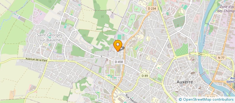 localisation de l'entreprise SCI ARAMINTA à AUXERRE