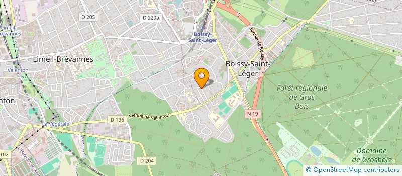 localisation de l'entreprise SCI ARAMIS à BOISSY-SAINT-LEGER