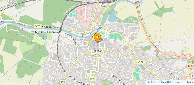 localisation de l'entreprise SCI ARAMIS à DAX