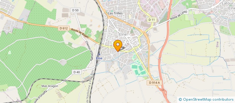 localisation de l'entreprise SCI ARAMIS  ELNE