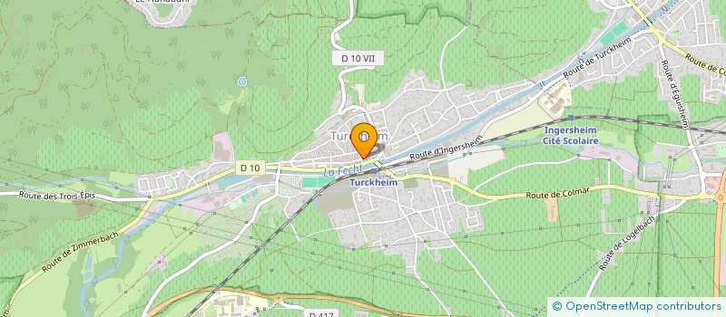 localisation de l'entreprise SCI ARAMIS  TURCKHEIM