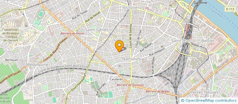 localisation de l'entreprise SCI ARANINCO à BORDEAUX