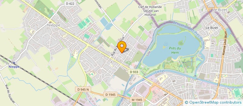 localisation de l'entreprise SCI ARANNE  NIEPPE