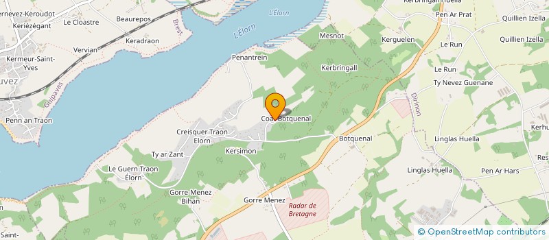 localisation de l'entreprise SCI ARAOG  LOPERHET