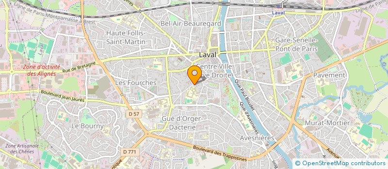 localisation de l'entreprise SCI ARARA à LAVAL