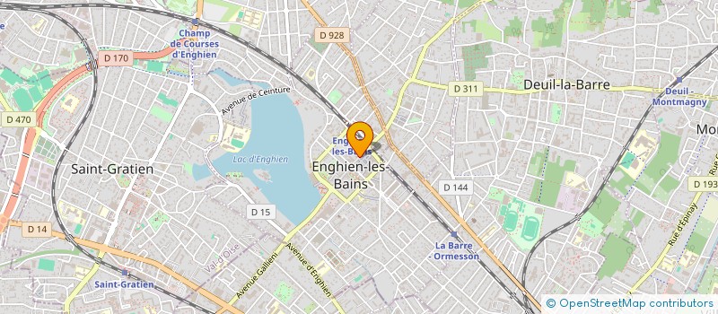 localisation de l'entreprise SCI ARARAT à ENGHIEN-LES-BAINS