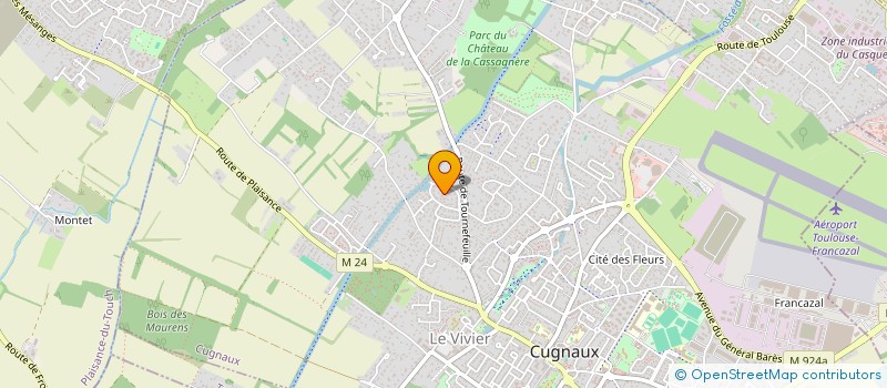 localisation de l'entreprise SCI ARAS  CUGNAUX