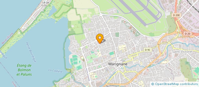 localisation de l'entreprise SCI ARAS ARIN à MARIGNANE