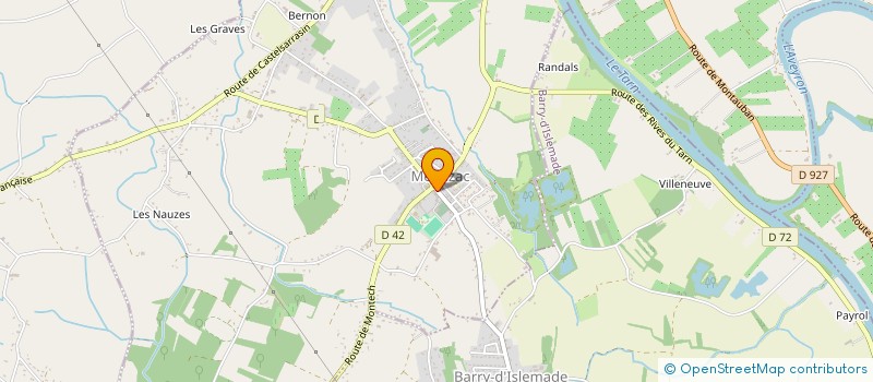 localisation de l'entreprise SCI ARASA  MEAUZAC