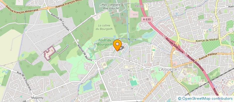 localisation de l'entreprise SCI ARAU  PESSAC