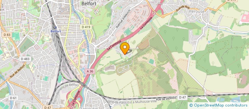 localisation de l'entreprise SCI ARAUCARIA  BELFORT