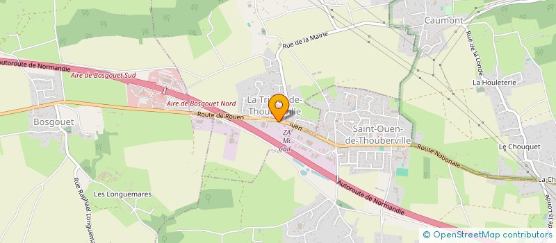 localisation de l'entreprise SCI ARAUCARIA  LA TRINITE-DE-THOUBERVILLE