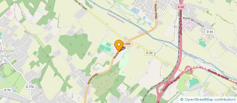 localisation de l'entreprise SCI ARAUCARIA  CASTELMAUROU