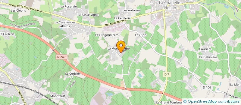 localisation de l'entreprise SCI ARAUJO LIMA  LA CHAPELLE-HEULIN