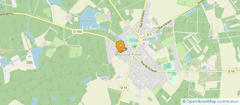 localisation de l'entreprise SCI ARAUJO RIBEIRO à JOUY-LE-POTIER