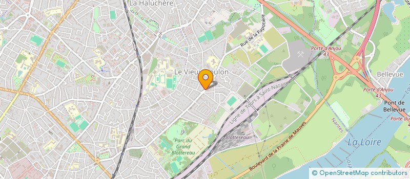 localisation de l'entreprise SCI ARAUK à NANTES