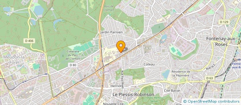 localisation de l'entreprise SCI ARAVNIE à CLAMART